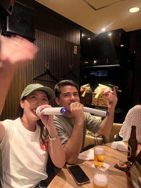 3.5h Osaka Night guided Local Bar Hopping, Sake & Karaoke - The karaoke snack bar is the real finale