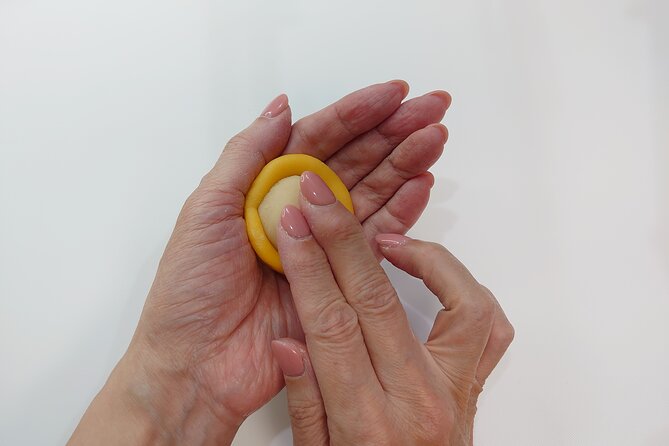 Beautiful Wagashi (Japanese Sweet) Making Class - Eating your handmade sweets