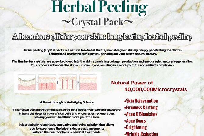 Bloom Ritual Japanese Skin Rebirth Experience - Herbal peeling for a fresh skin surface
