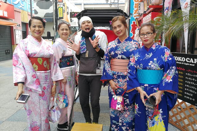 Exiting Rickshaw ride and Kimono experience - Choosing a Kimono Near Nipponbashihigashi