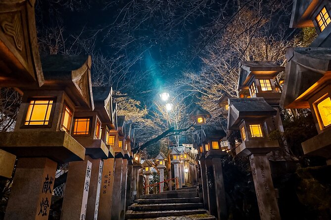 Hidden Gems of Osaka Kyoto Nara - Private Car Tour by Local Guide - Shingisan Chogosonshiji after dark