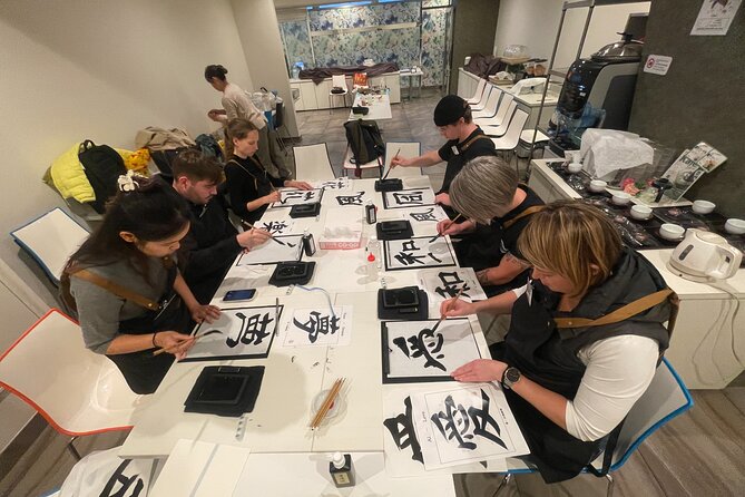 Japanese Calligraphy Experience in Osaka - Step 4: Making the final artwork
