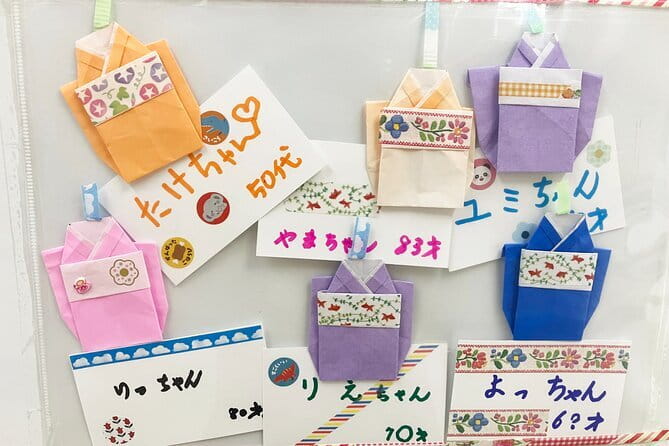 Japanese miniature kimono made with origami in Osaka - Practical details that affect your day