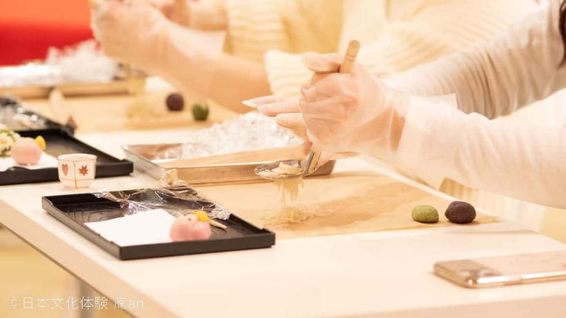 Japanese Traditional Sweets "Nerikiri" making - Why making nerikiri feels different from an ordinary cooking class