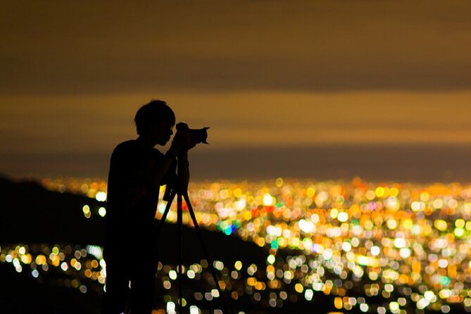 Kobe Night View Mt Rokko Kitano Ijinkan Arima Onsen Day Trip - Mount Rokko after sunset