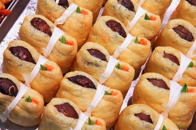 Kuromon Market Food Walking Tour in Osaka (6 stops, 6 tastes) - Starting near Nippon-bashi Station