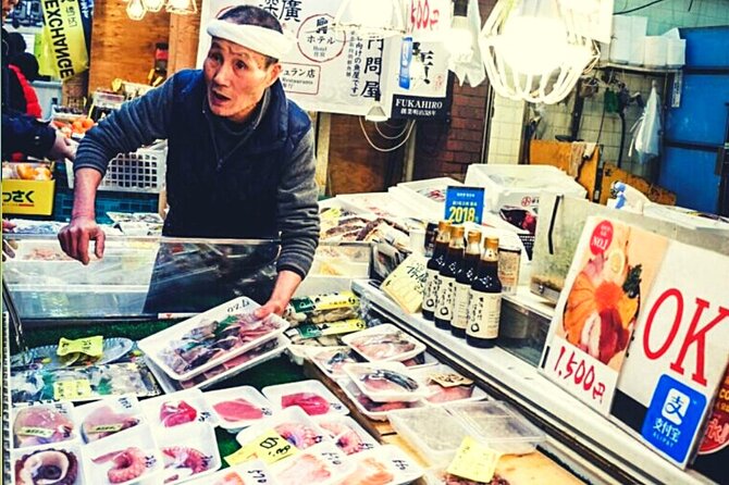 Kuromon Market Tour: All inclusive 6~8 Dishes & 3~4 samplings - Food beyond seafood