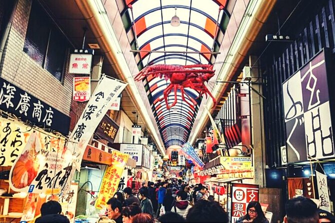 Kuromon Market Tour: All inclusive 6~8 Dishes & 3~4 samplings - How the two-hour pace feels