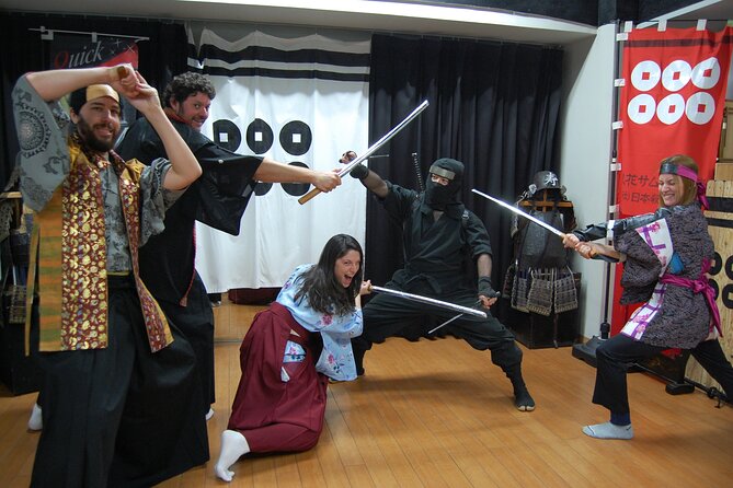 Learn The Katana 'Sword' Technique of Samurai and Ninja - Wearing kimono hakama, ninja clothes, or armor