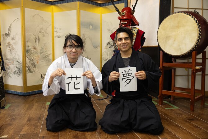 Learning Zen of Japanese Calligraphy in kimono near Osaka Castle - Key points to know before you book