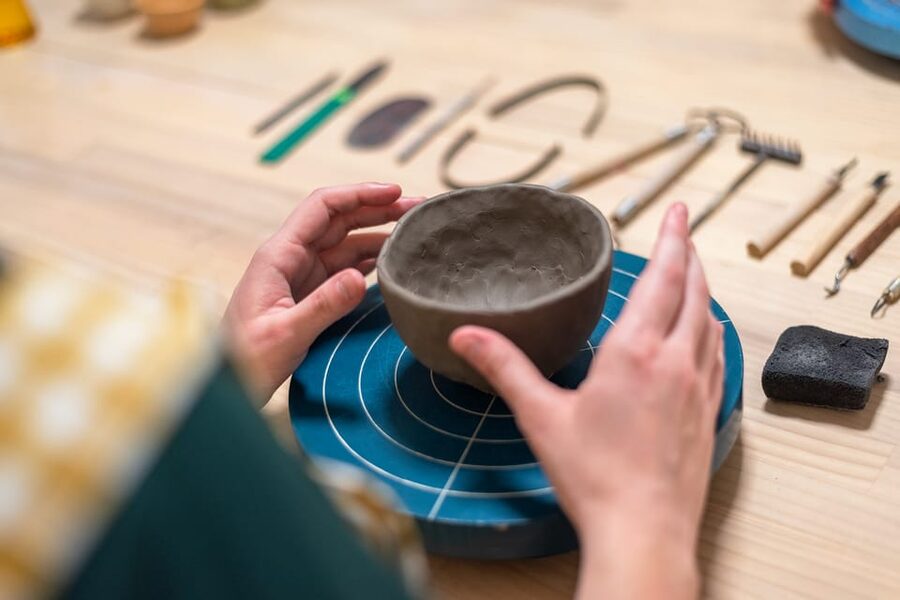 Matcha Tea Bowl Experience in Osaka - Carving With the Kurinuki Method