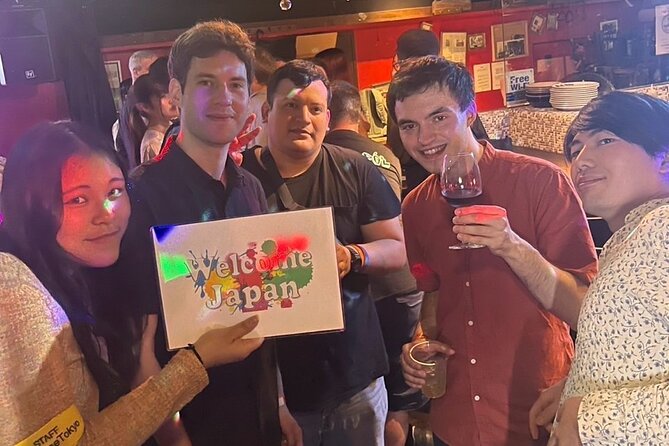 Meet Locals experience Fun Chat Drink Osaka International Party - UNO, Jenga, and Playing Cards Keep Things Moving
