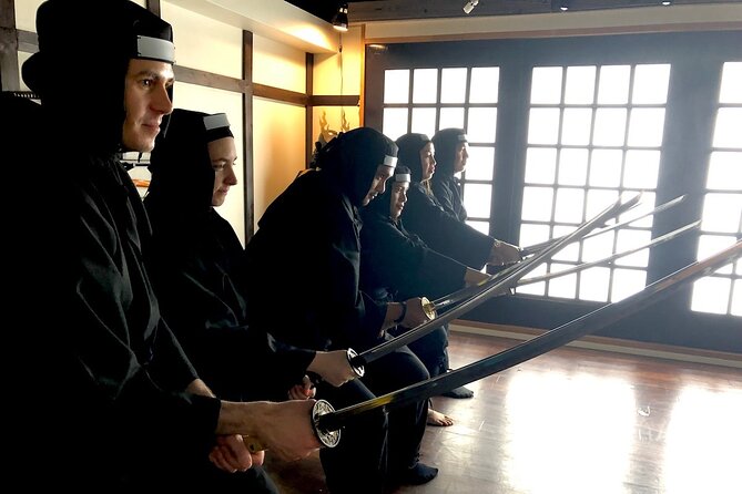 Ninja Experience in Osaka - Sword practice and shuriken stars