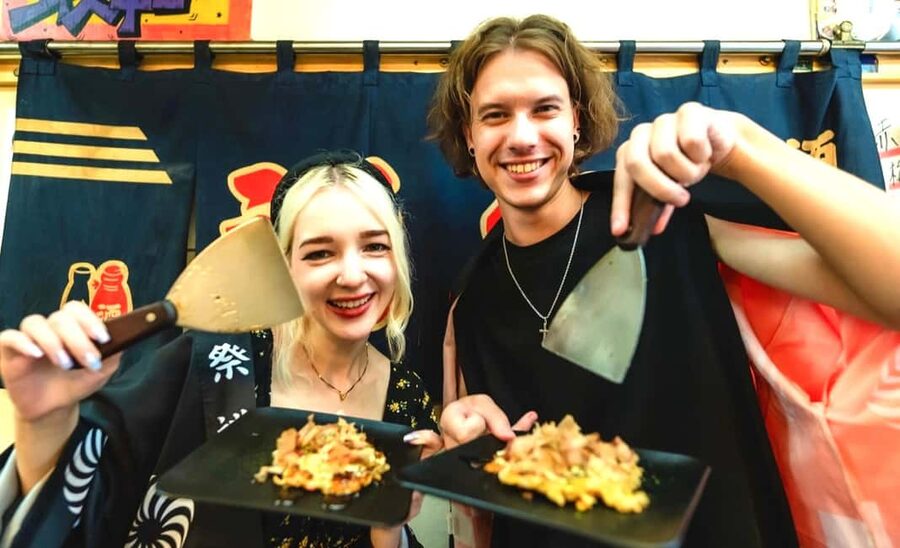 Okonomiyaki＆Takoyaki for Families:Osaka Street Food Festival - What you actually eat, and how much
