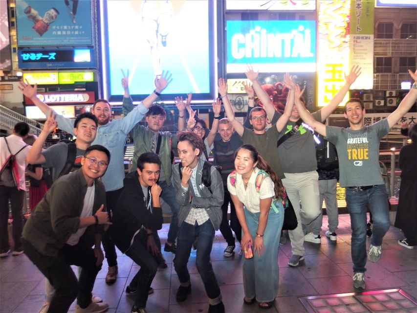 Osaka: Bar-Hopping Night Tour in Namba - From the Glico sign to Osaka’s night energy
