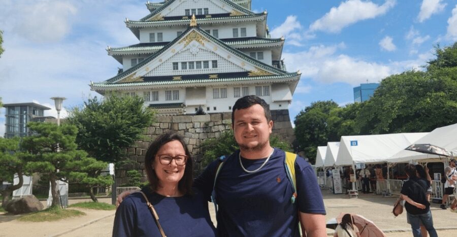 Osaka Castle Guided Tour - The observation deck and Osaka views