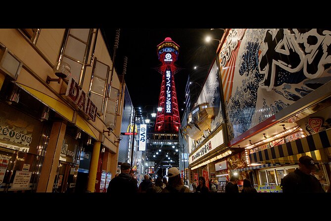Osaka Cinematic Film experience Video + Photo (ONLY ONE BOOKING) - Shinsekai brings in neon, food, and old Osaka character