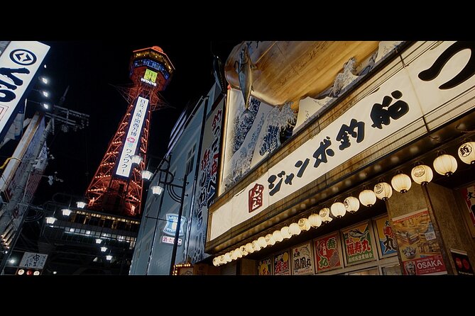 Osaka Cinematic Film experience Video + Photo (ONLY ONE BOOKING) - Nipponbashi finishes with a strong city-night backdrop