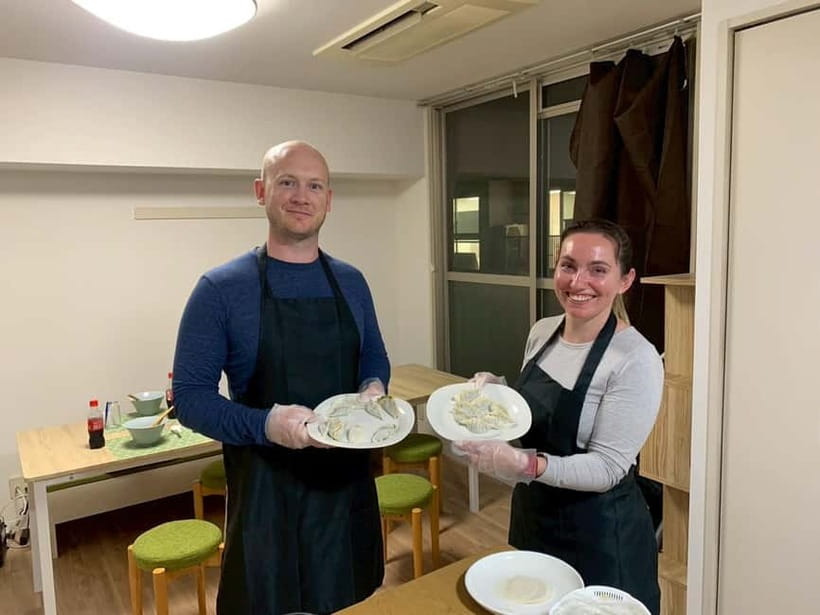 Osaka: Cooking Class Ramen & Gyoza Course in Nanba - A shared meal with sake, beer, and soft drinks