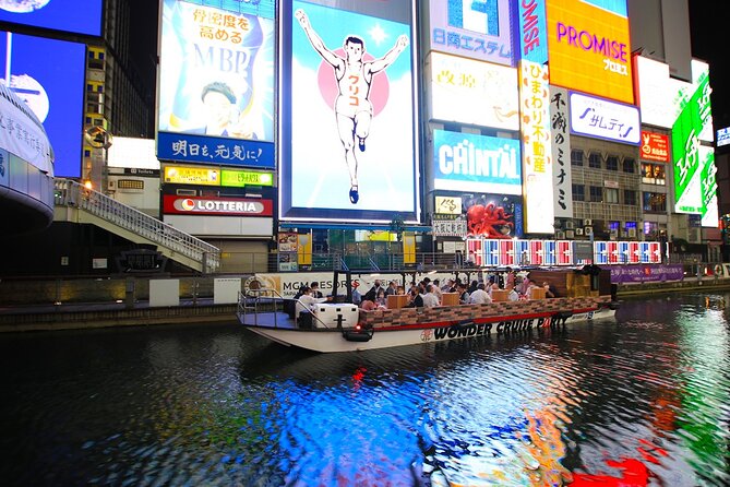 Osaka Dotonbori Wonder Cruise - Seeing Dotonbori from the river