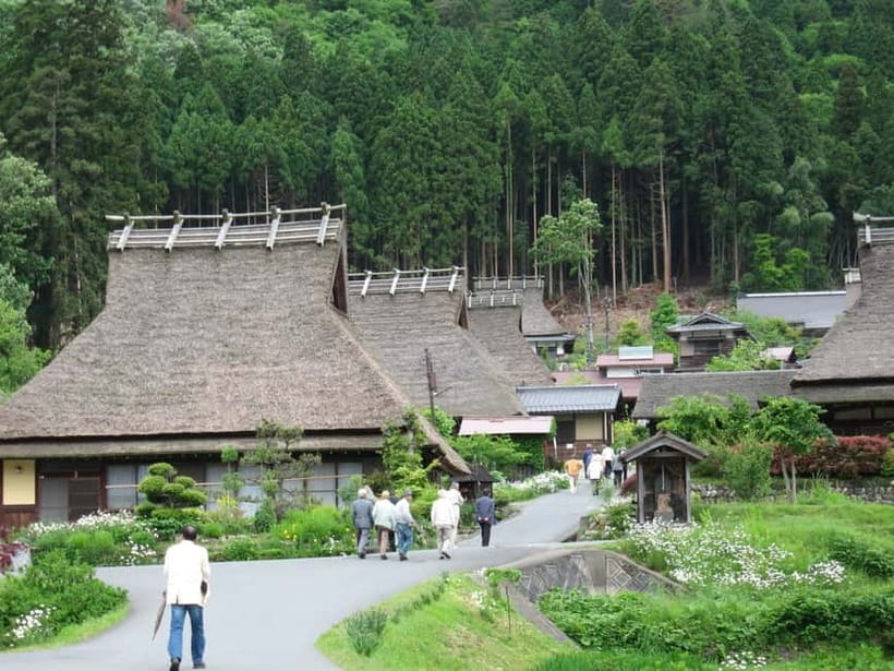 Osaka/Kyoto: Amanohashidate & Miyama Tour with Boat & Lunch - Miyama Kayabuki no Sato and rural Japan