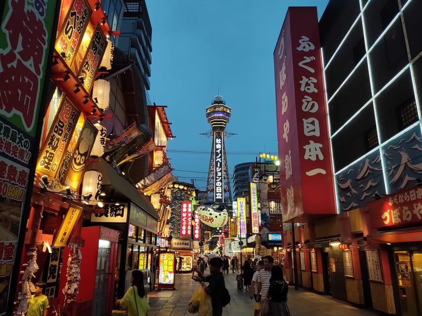 Osaka: LGBTQ+ Tour with Dinner and Drinks - Shinsekai: Osaka soul food and a quieter past