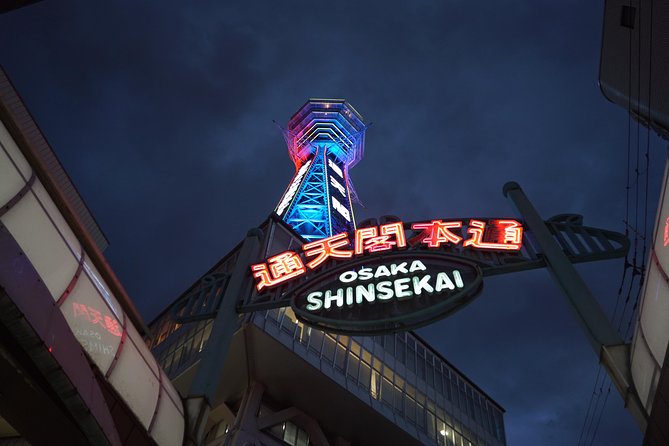 Osaka Local Foodie Walking Tour in Dotonbori and Shinsekai - Dotonbori and the Glico sign