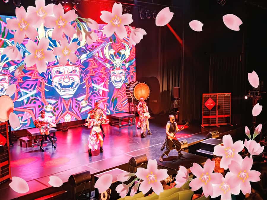 OSAKA NIGHT FUSION Japanese Taiko Kabuki Samurai Dance Show - What you will see on stage