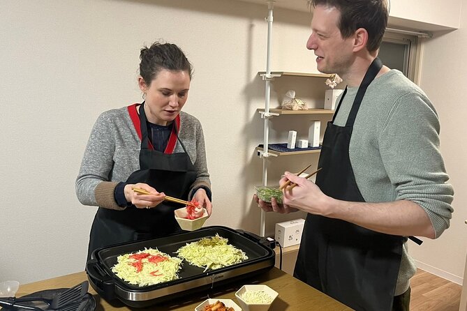 Osaka Okonomiyaki Cooking Class "Learn here and make it at home" - The first 30 minutes: ingredients, tools, and a clear start