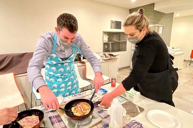 Osaka Okonomiyaki Cooking Experience! - Miso soup and the meal afterward