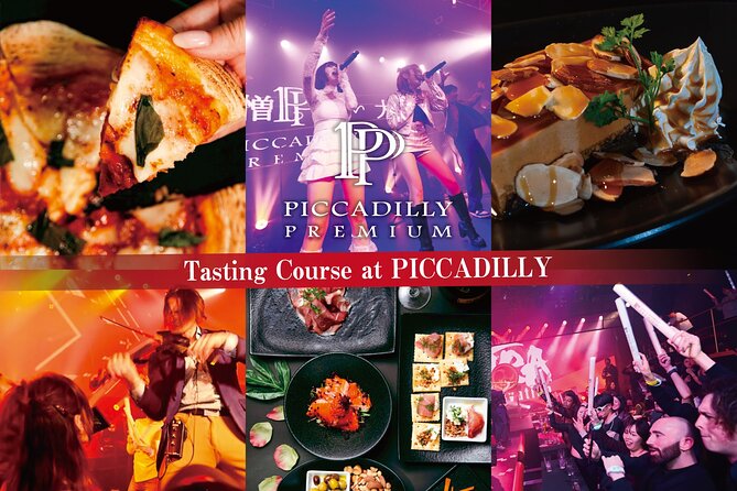 Osaka: PICCADILLY PREMIUM DINNER SHOW&NIGHTCLUB with Tasting - A dinner show instead of a standard Osaka club