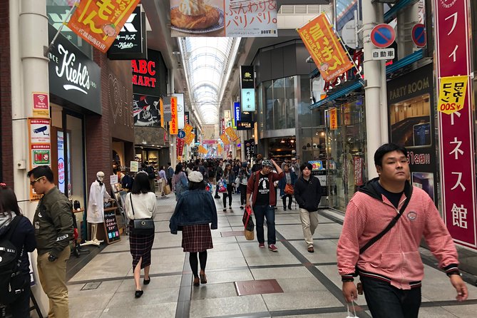 Osaka Private Pop Culture Tour: Historic Tenma to Dotonbori - Walking through Tenjinbashi