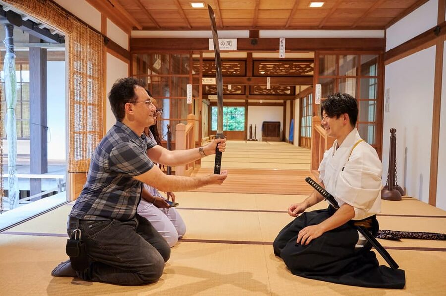 Osaka: Private Samurai Experience - Train with Sword Master - Meeting at Minoh Station and walking toward the temple