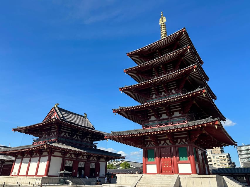 Osaka: Private Tour of Shitennoji, Osaka's Oldest Temple - Inside the Central Temple Buildings