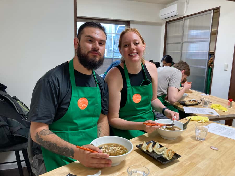 Osaka: Ramen and Gyoza Cooking Class in Dotonbori - What the English-language instruction is like