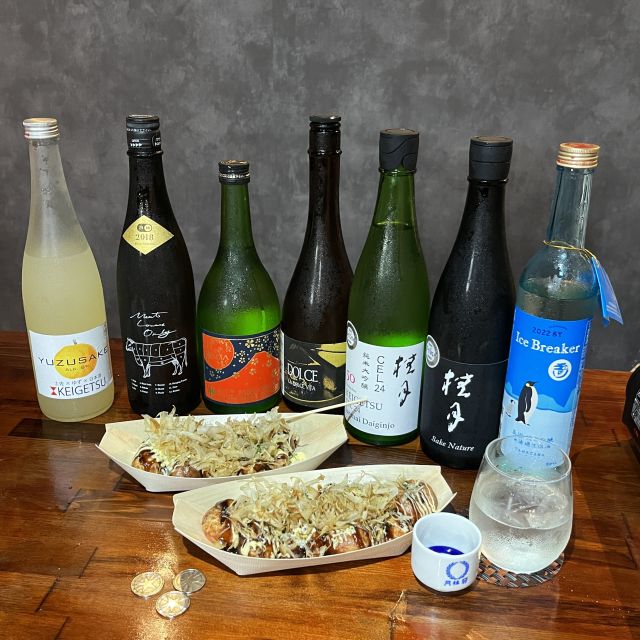 Osaka Sake Tasting with Takoyaki Cooking - Why takoyaki and sake work so well together