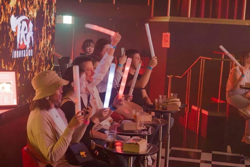 Osaka:SUMO BEATS SHOWCASE: Taiko Drum and Wagyu burger! - The live match: the night’s central test