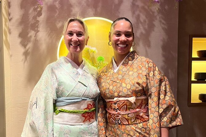 Osaka: Tea Ceremony, Calligraphy, and Kimono Experience - Choosing a kimono at Sazanka