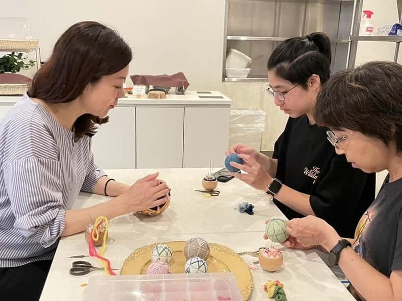Osaka: Temari Embroidery Workshop - What Temari means in Japanese craft