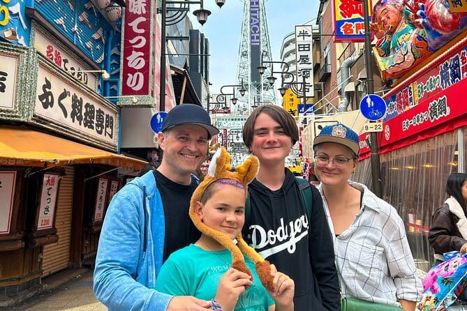 Osaka Walking Tour to Local Gems, Food & Culture - Dotonbori is brief, bright, and crowded