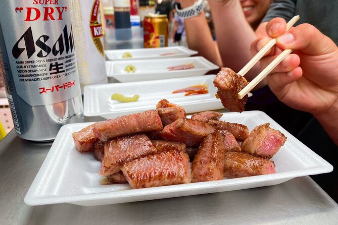 PRIVATE 6hr, Food tour from Osaka Castle, Kuromon, Dotonbori. - Kuromon Market is the main event for food