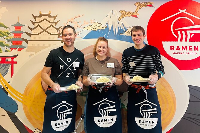 Ramen-Making Experience in the Osaka Castle Area with Souvenir - Three Soup Choices, Three Different Bowls