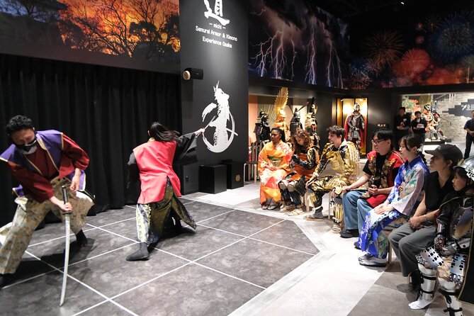 Samurai dress-up and shows, plus Tea Ceremony & Calligraphy - Indoor comfort is a practical advantage