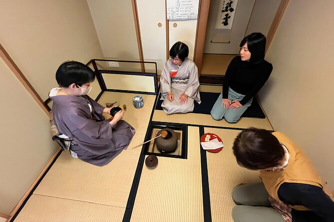 Tea ceremony experience in Osaka with a small group - Making your own tea in the Ryurei style