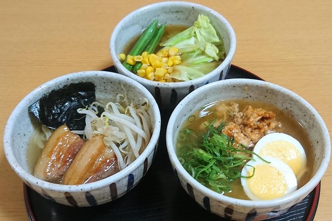 Three Types of Ramen Cooking Class in Osaka - Key points at a glance
