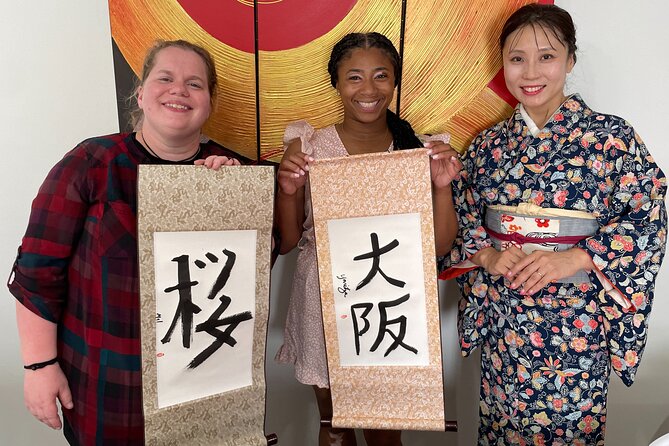 Traditional Calligraphy Experience near Dotonbori - What the $45.52 price gets you