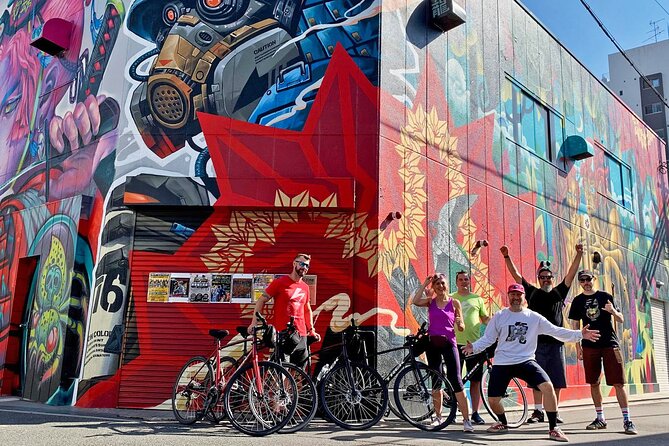 Urban Canvas: Osaka Street Art Bike Tour - What the small group changes